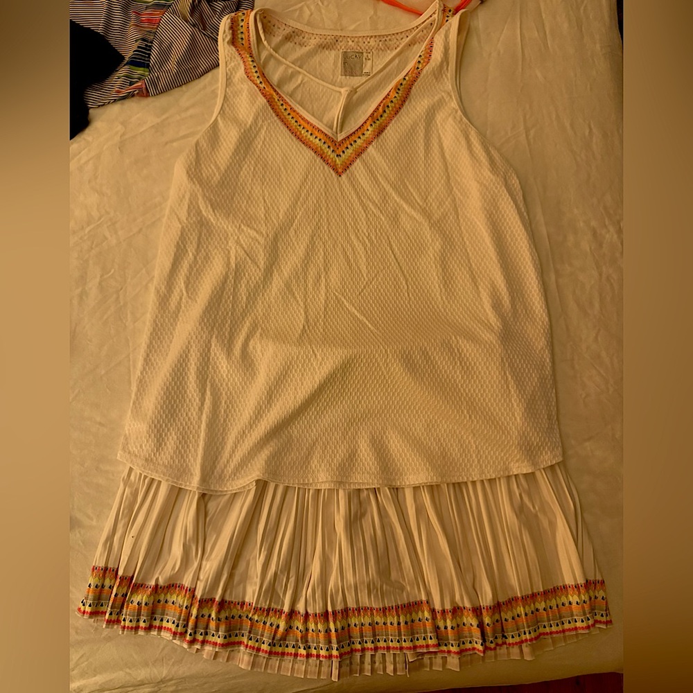 Lucky in Love M/L White tennis/pickleball outfit